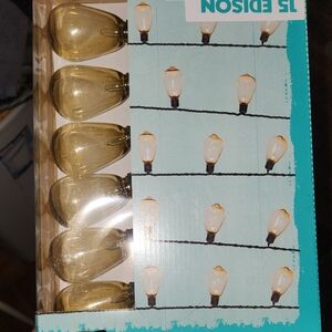 Edison String Lights - Gold Bulbs